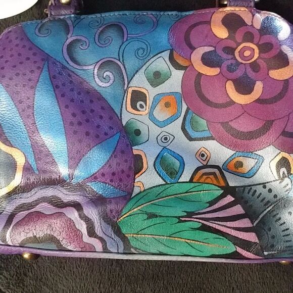 NWT Anuschka Multi Compartment Satchel - Picture 3 of 9